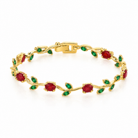 Tulip Garden Gemstone Bracelet